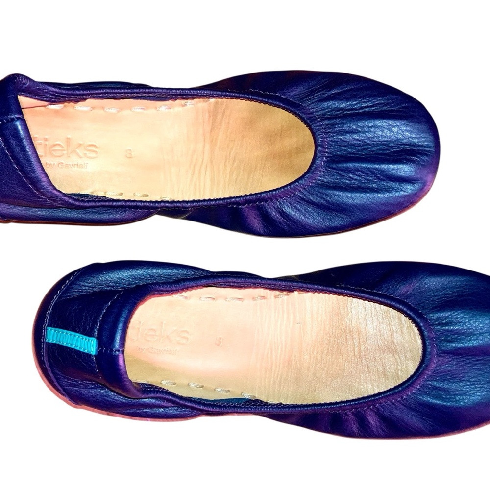 Tieks California Navy Leather Ballet Flats. Size 8. - Picture 11 of 15
